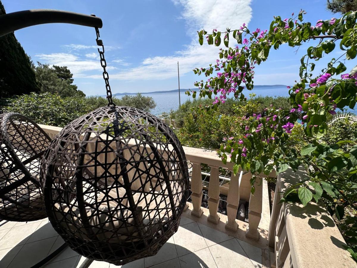 Luxury Seaside Villa With A Classic Mediterranean Olive Garden, A Fully Equipped Professional Kitchen, Pool, Sauna, Padle Boards And Canoe - Miolin Beach House Trogir Luaran gambar